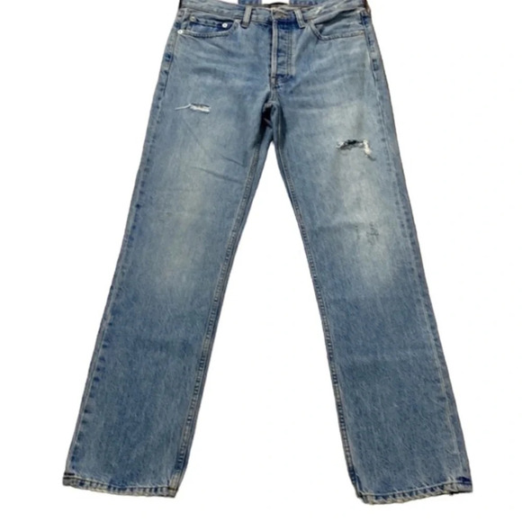 Everlane NEW The Everybody Unisex Broken In Organic Cotton Jeans Size E3 - Picture 2 of 10